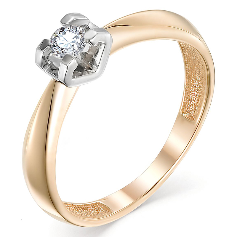 Кольцо, золото, бриллиант, 3005-110